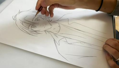 Live Drawing :  Tanaka Yasuki - Time Shadows
