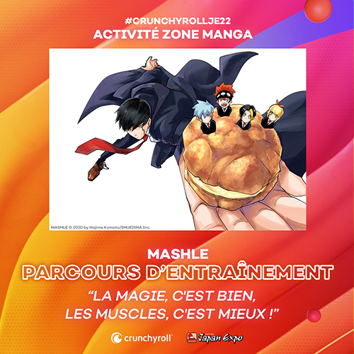 Crunchyroll : le plein d'activités à Japan Expo ! - Mashle