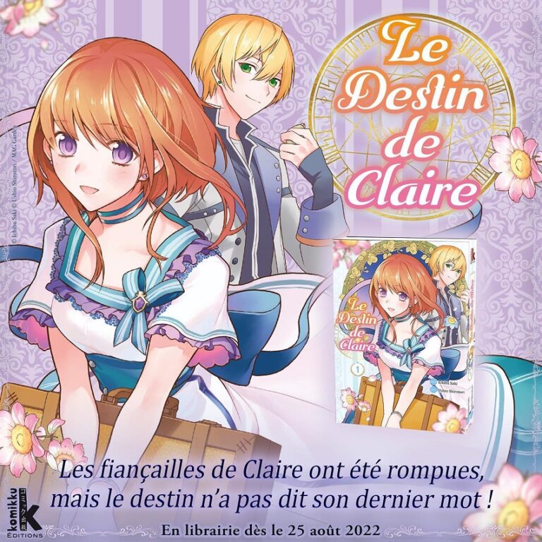 Le manga Le Destin de Claire chez Komikku