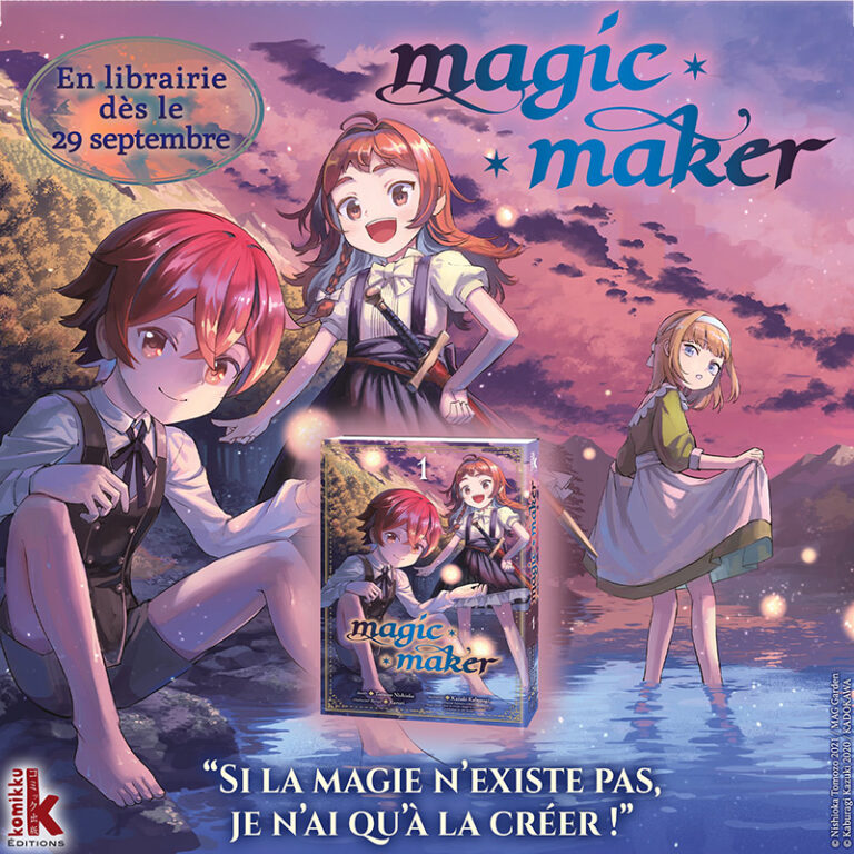 Annonce du manga Magic Maker