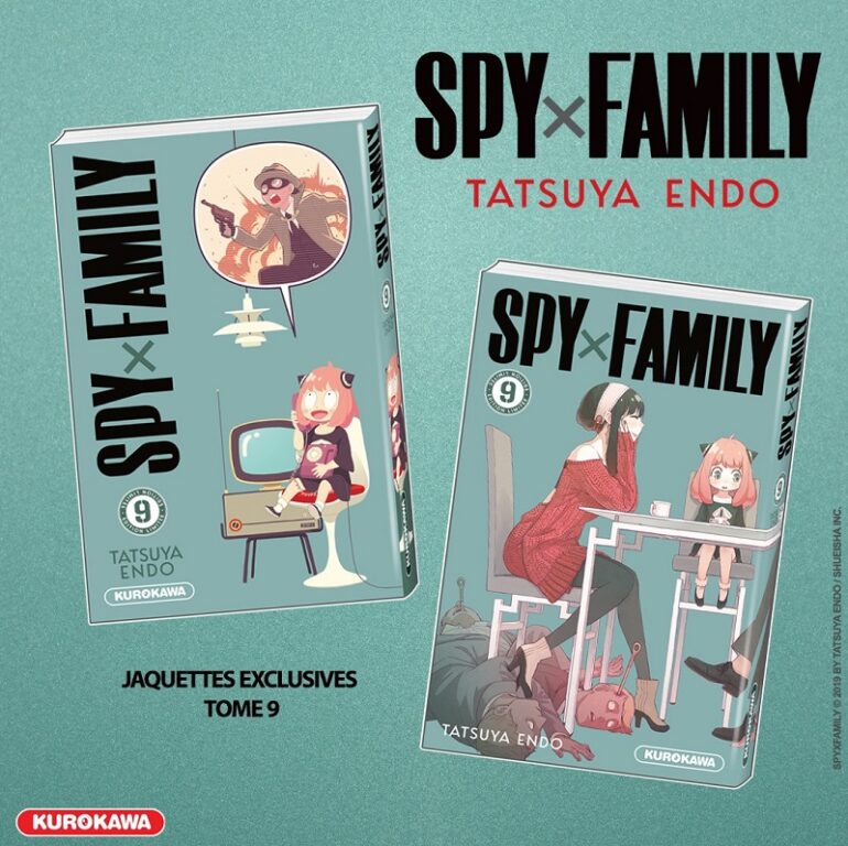 Deux jaquettes exclusives pour Spy X Family 9