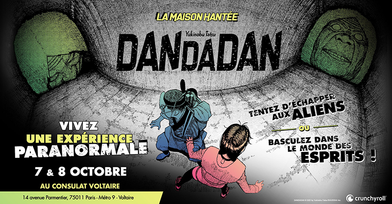 Dandadan maison hantée paris