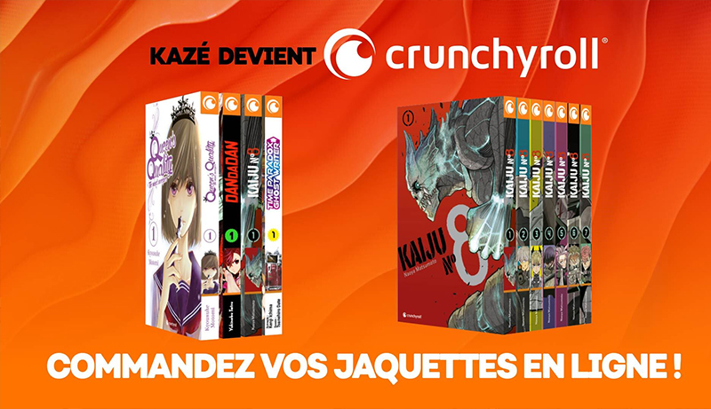 Crunchyroll commande jaquettes