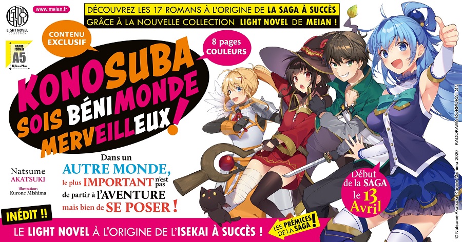 light novel Konosuba