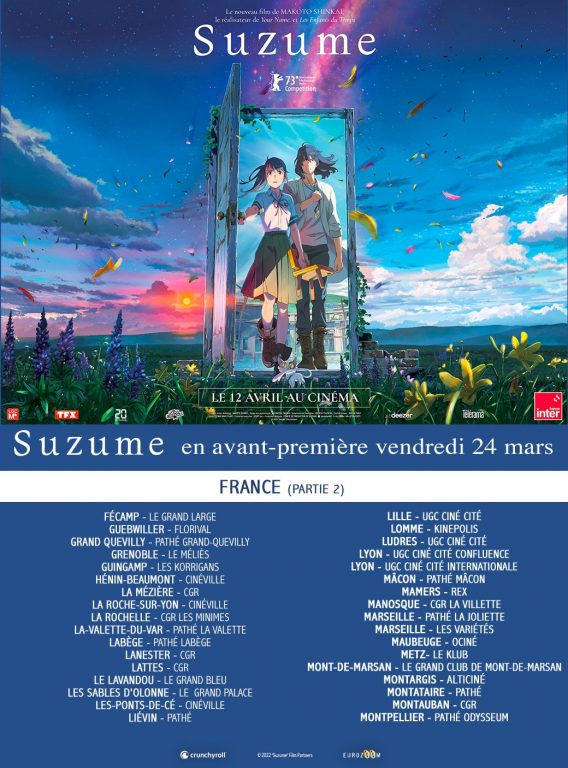 Suzume : avant-première française