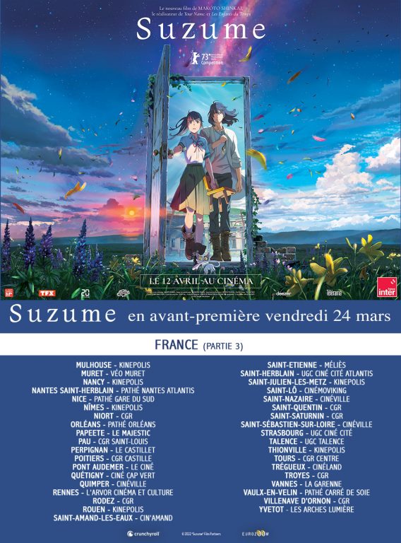 Suzume : avant-première française