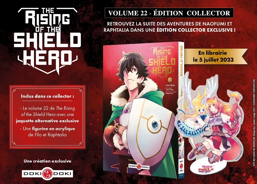 The Rising of the Shield Hero : le tome 22 en édition collector