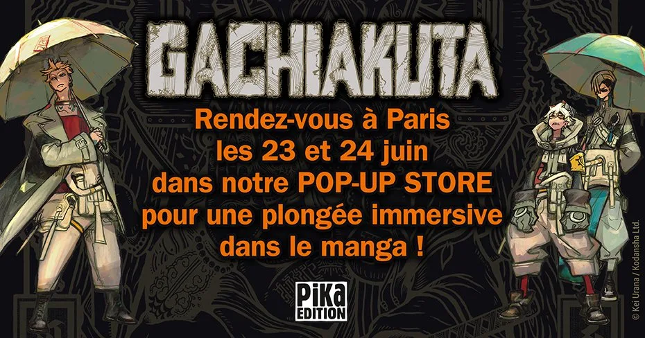 Un pop-up store dédié au manga Gachiakuta à Paris