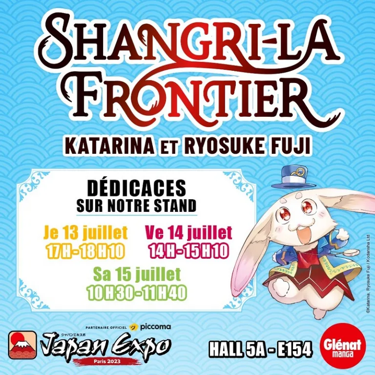 Japan Expo : Le planning de Katarina et Ryôsuke Fuji