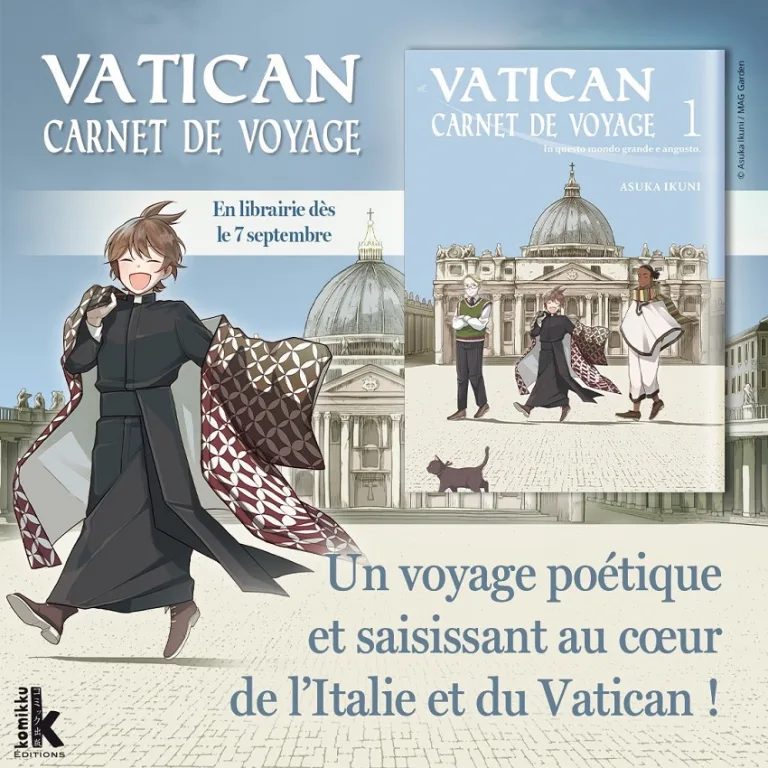 manga Vatican, carnet de voyage