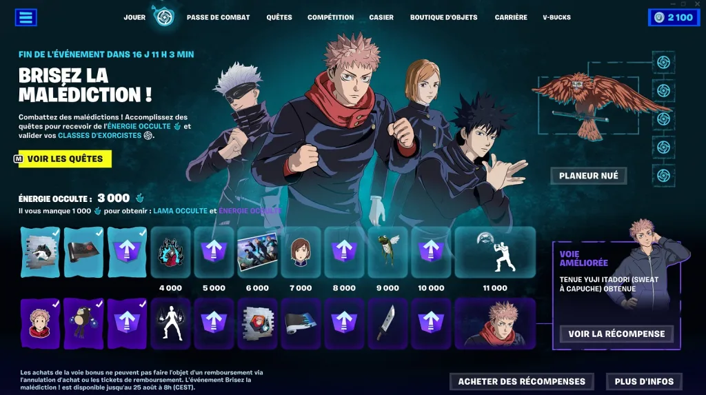 Jujutsu Kaisen Fortnite