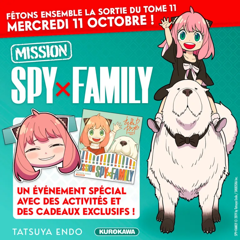 Évènement : Le tome 11 de Spy X Family en avant-première ! - Manga