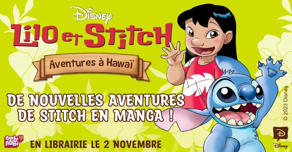 Le manga Lilo & Stitch - Aventures à Hawaï, chez nobi nobi!