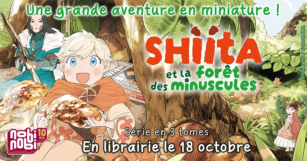 Le manga Shiita et la forêt des minuscules édité par Nobi Nobi