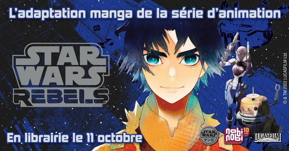 Le manga Star Wars Rebels chez Nobi Nobi!
