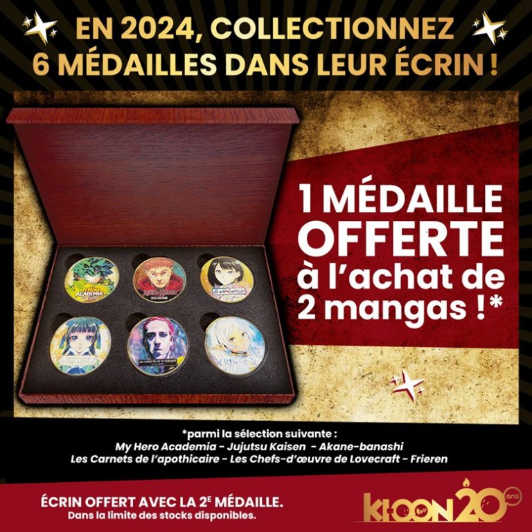 Goodies : Ki-oon médailles