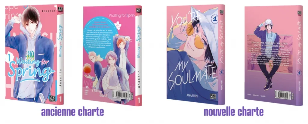 manga You're my soulmate : changement de charte graphique