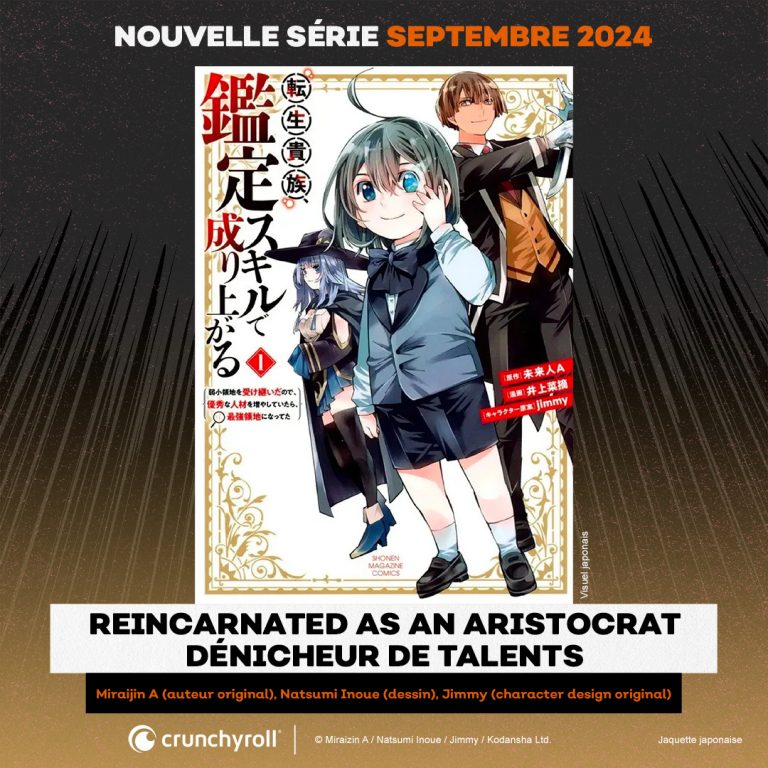 manga : Reincarnated as an Aristocrat - Dénicheur de Talent