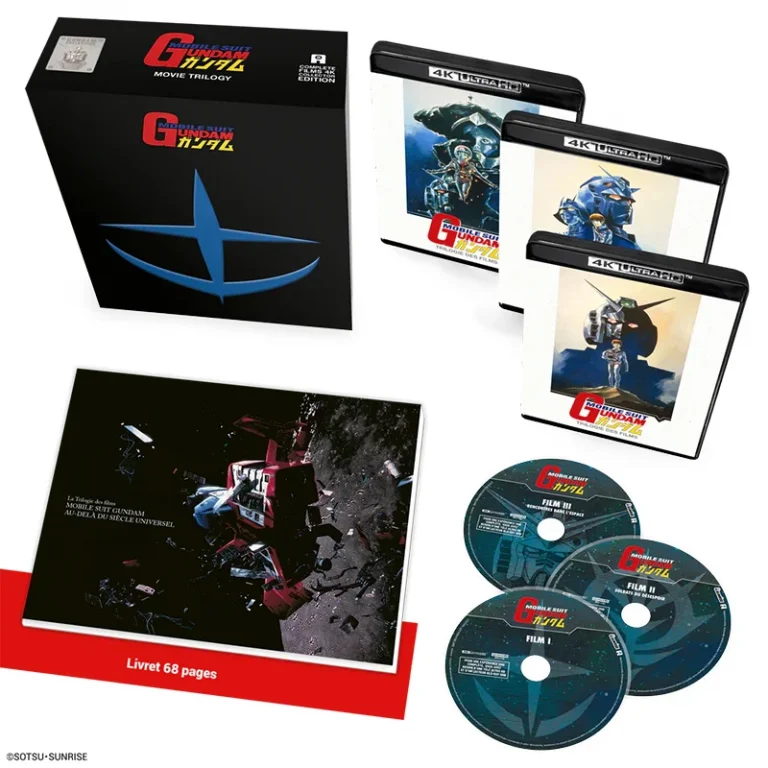 Gundam trilogie 4K édition limitée