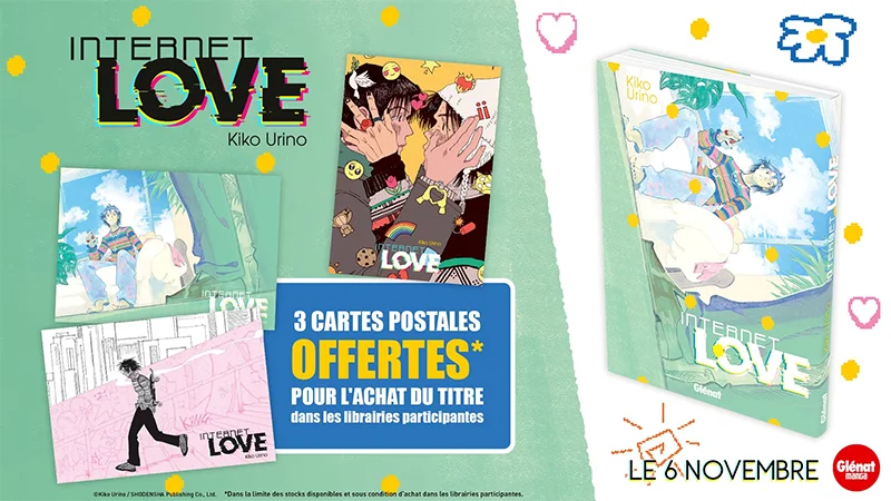 manga : Internet Love cartes postales