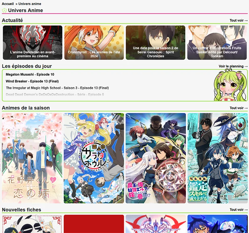 Manga Clic : Univers anime
