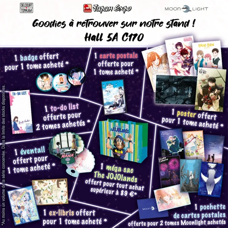 Japan Expo 2024 : Les goodies de Delcourt/Tonkam