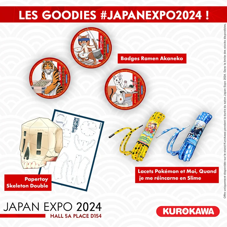 Kurokawa : Les goodies Japan Expo 2024