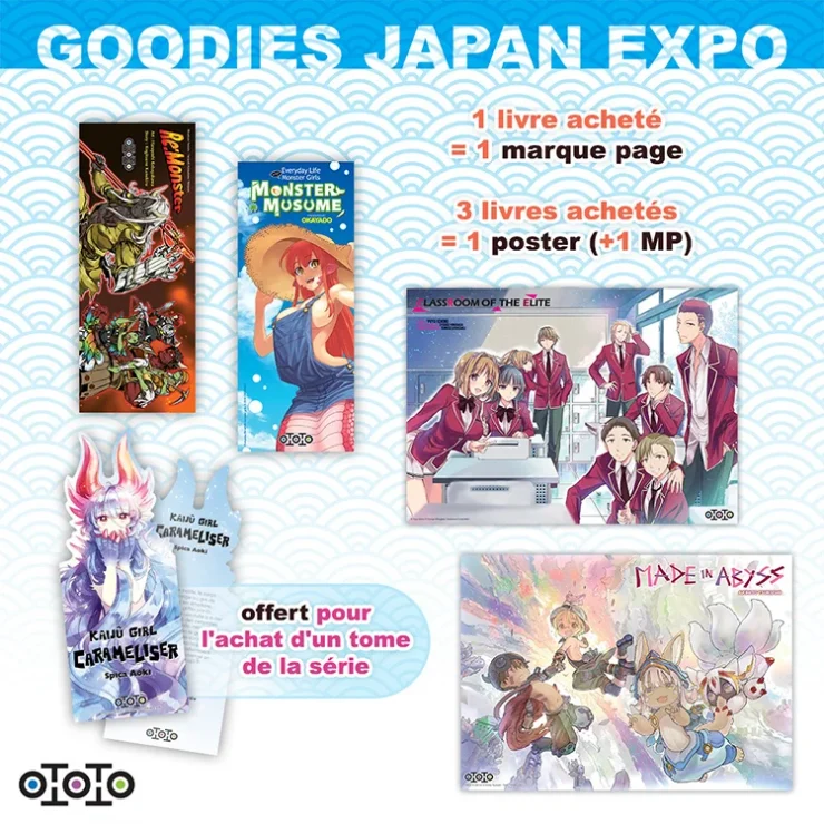 Japan Expo 2024 : Les goodies Ototo