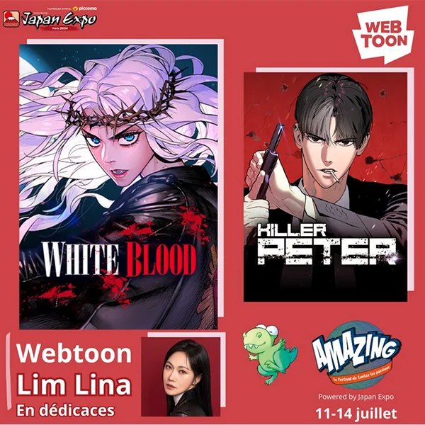 Lim Lina, l'auteure de White Blood, à Japan Expo