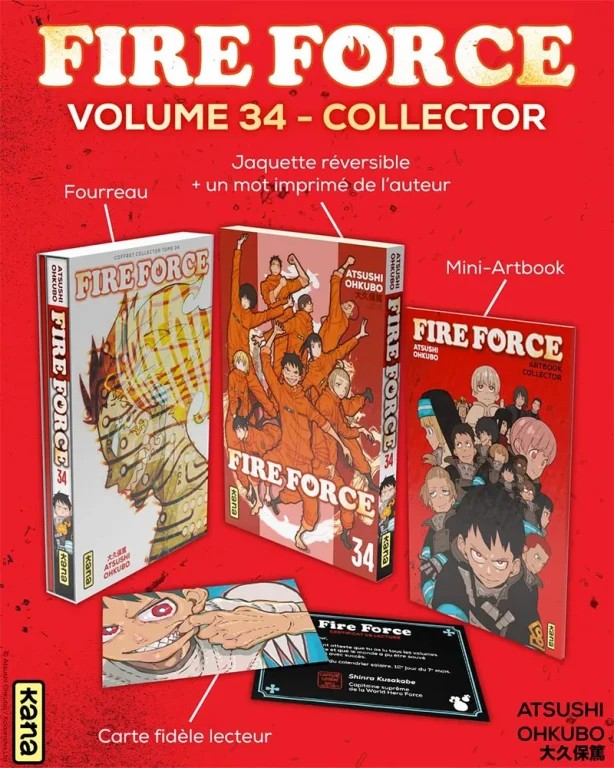 manga : Fire Force 34 collector