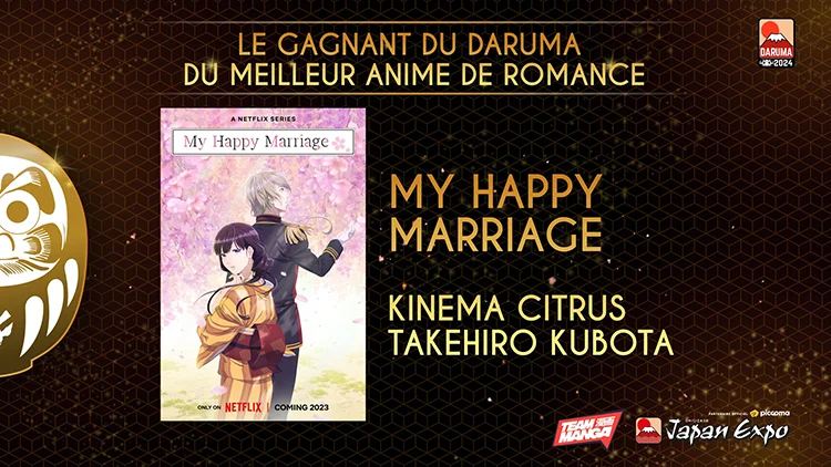 Daruma 2024 anime de romance : My Happy Marriage