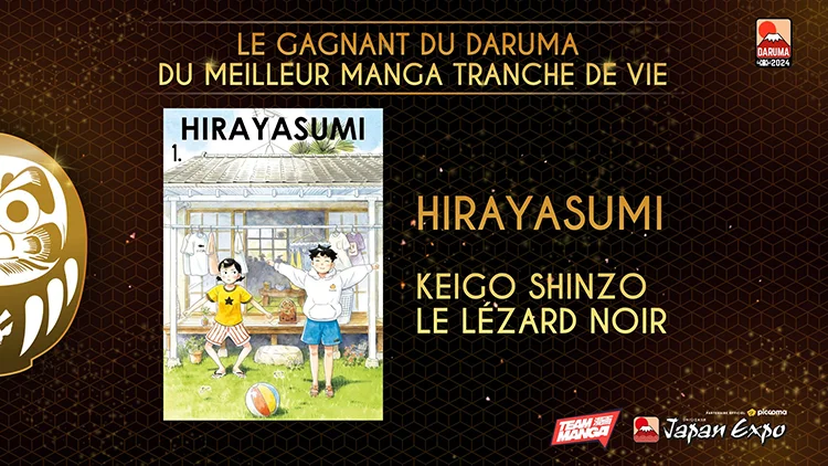 Daruma 2024 Manga tranche de vie : Hirayasumi