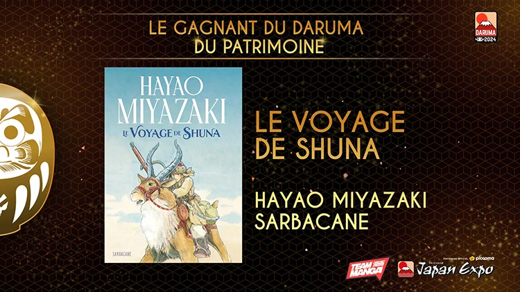 Daruma 2024 Manga patrimoine : Le voyage de Shuna