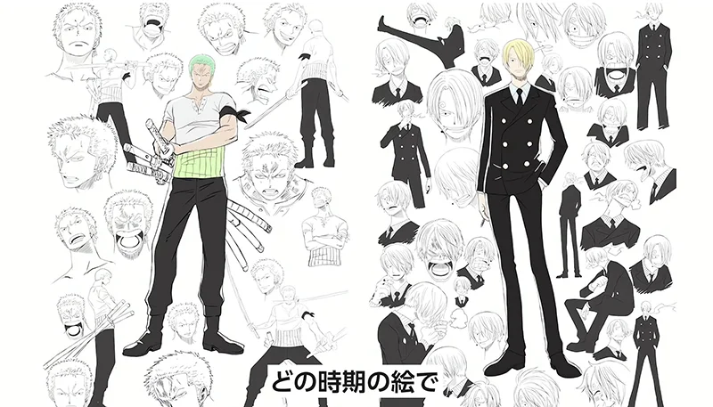 The One Piece : Zoro et Sanji