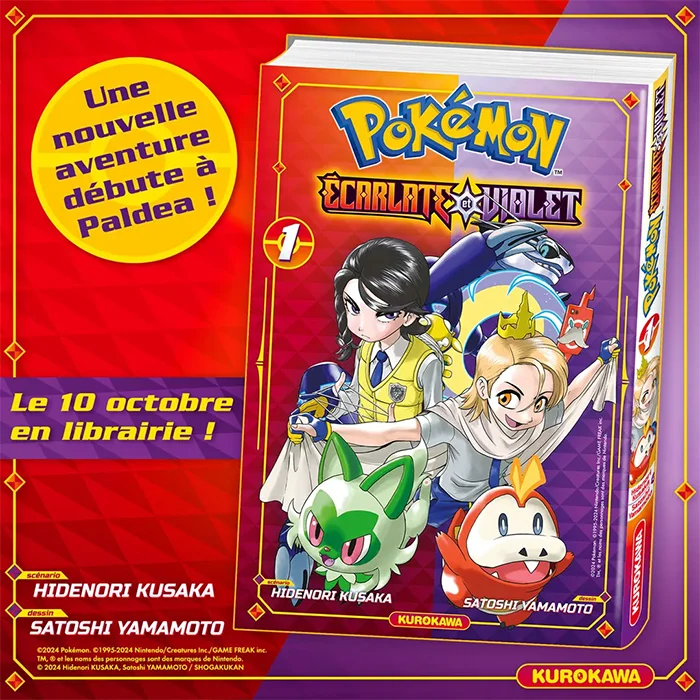 manga Pokémon Écarlate et Violet