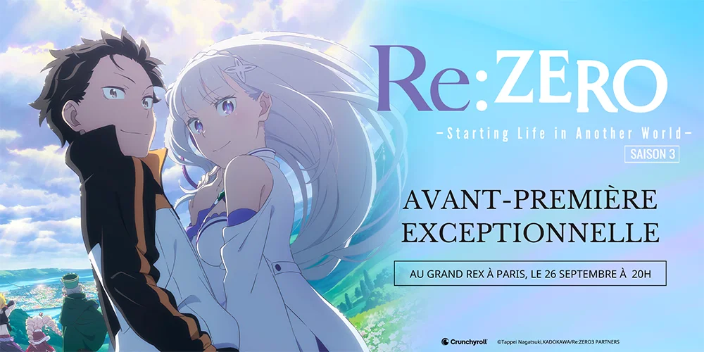 Re:ZERO saison 3 en avant-première