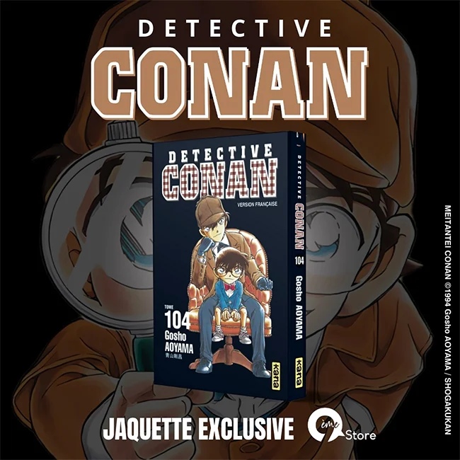 Détective conan 104 jaquette limitée