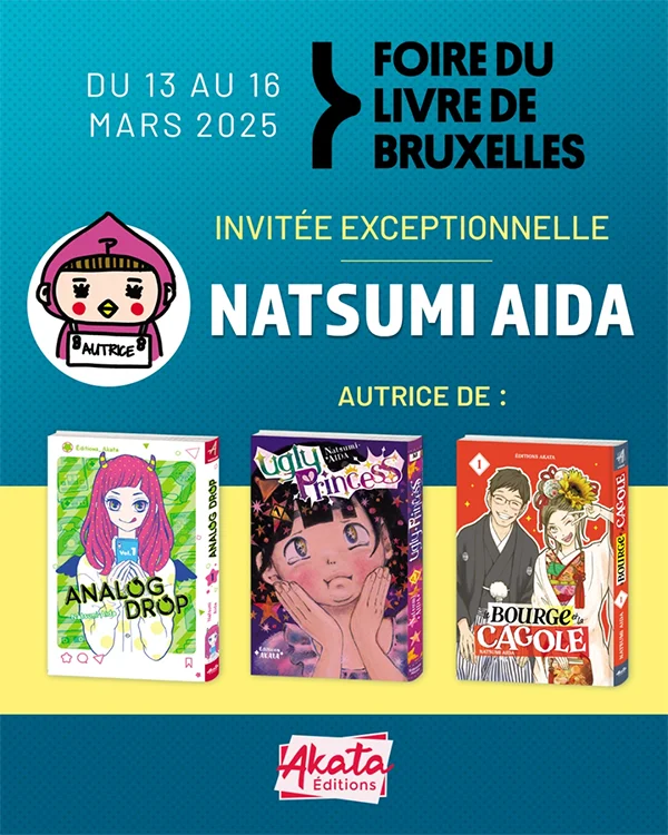 Natsumi Aida à la Foire du livre de Bruxelles